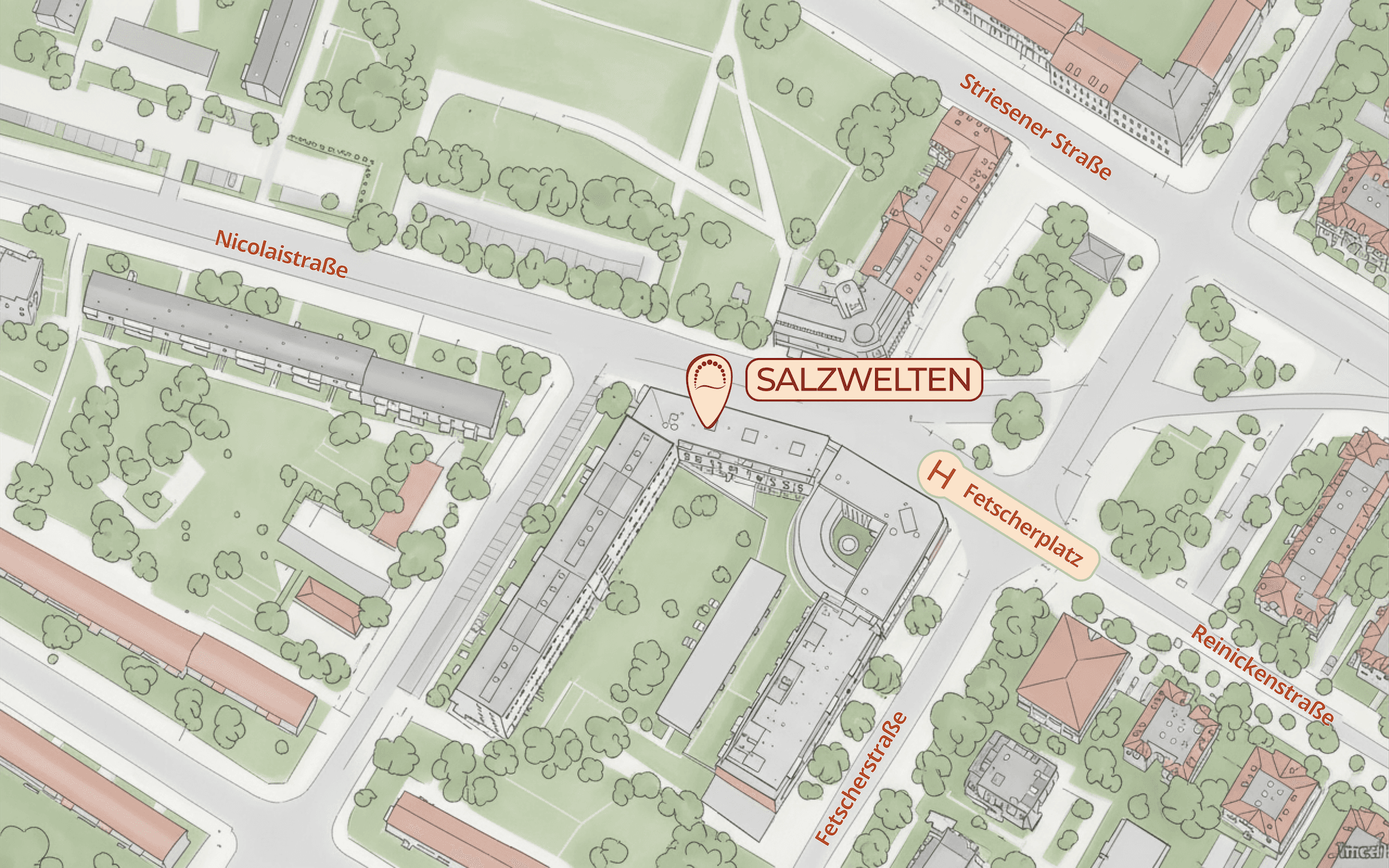 Standortkarte - Salzwelten Dresden